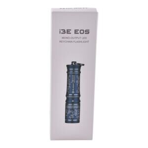 Olight i3E EOS Keychain Flashlight - New - Blue Porcelain - Box Slight Damage